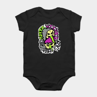 BAD AMY & EREK ROSE ''BAD MEETZ WICKED'' Baby Bodysuit